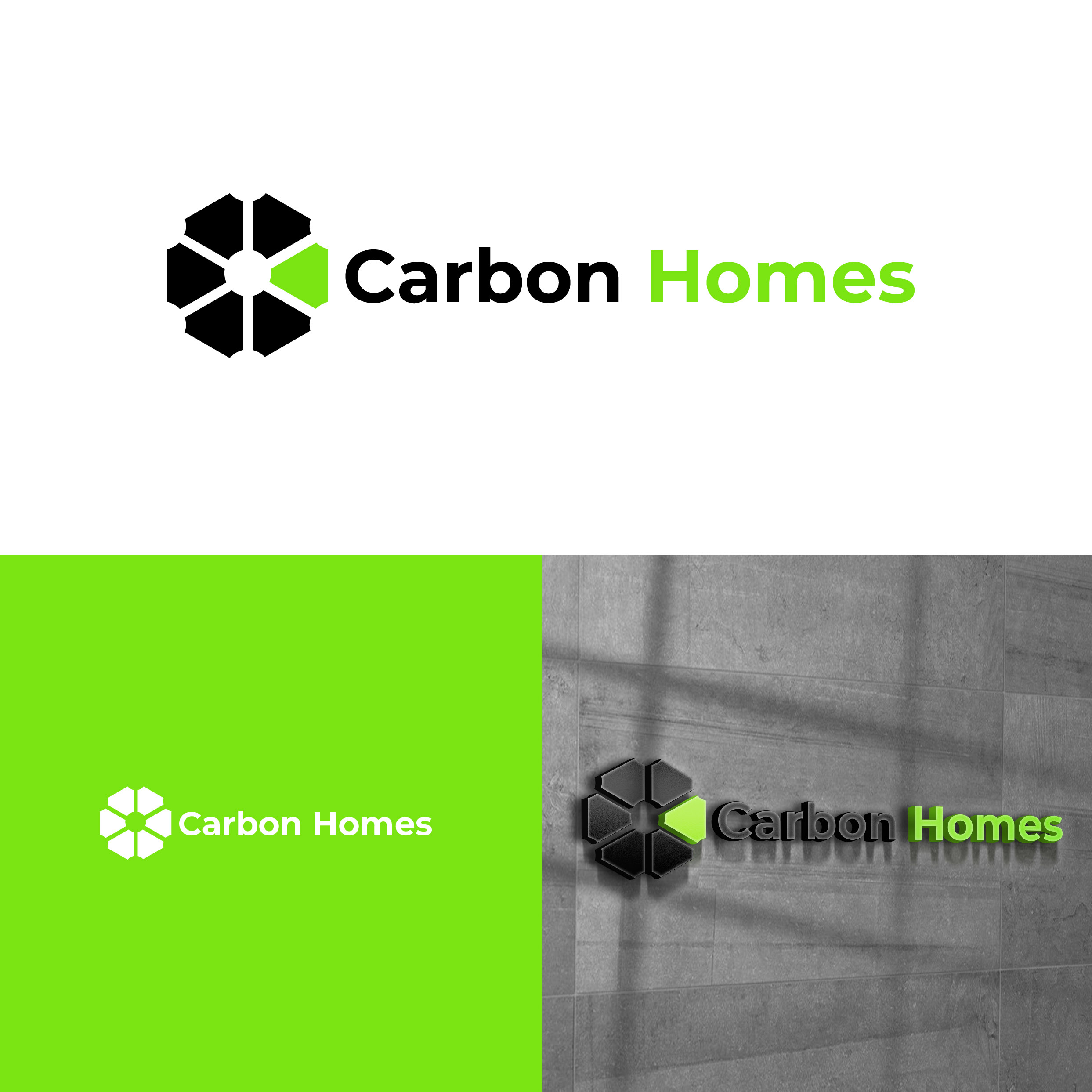 Logo Design by Supriadi for Carbon Homes | Design #26716037