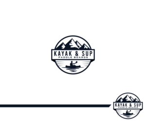 Logo Design by Fat Bat Man for lakedistrick kayak & sup paddle boards | Design: #26648587