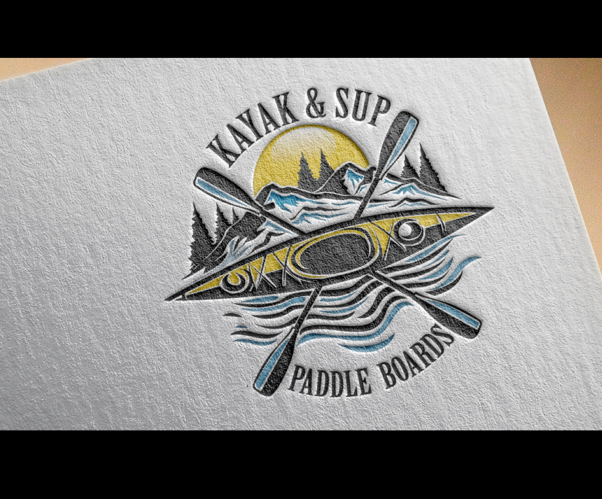 Logo Design by blue eye for lakedistrick kayak & sup paddle boards | Design #26651441