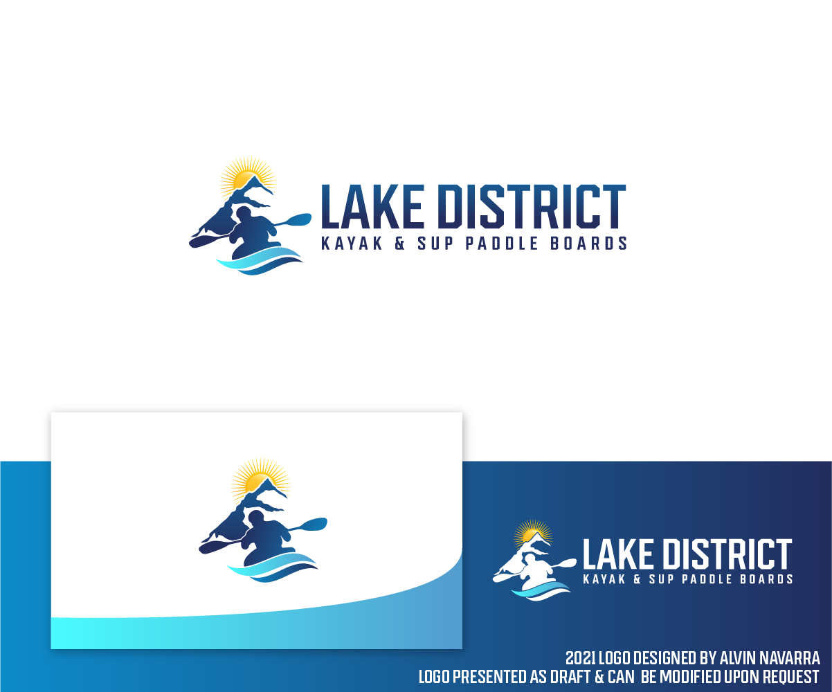 Logo Design by alvinnavarra for lakedistrick kayak & sup paddle boards | Design #26652415