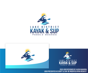 Diseño de Logo por alvinnavarra para lakedistrick kayak & sup paddle boards | Diseño: #26660284