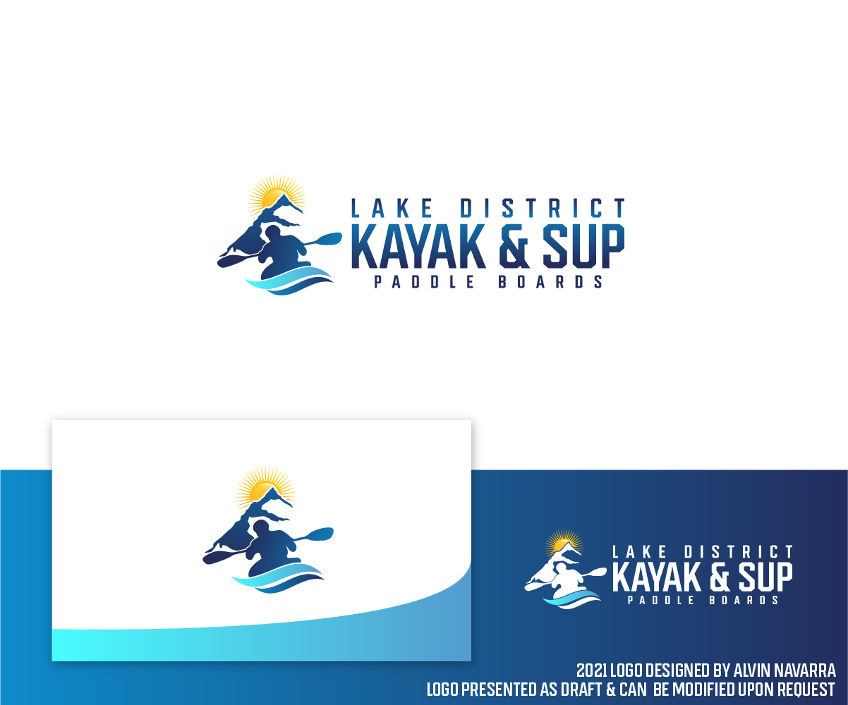 Logo Design by alvinnavarra for lakedistrick kayak & sup paddle boards | Design #26660287