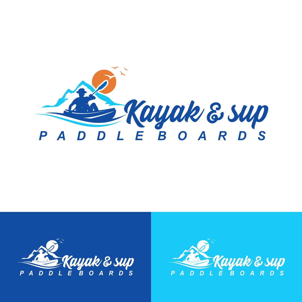 Logo Design by fly  design for lakedistrick kayak & sup paddle boards | Design #26656039
