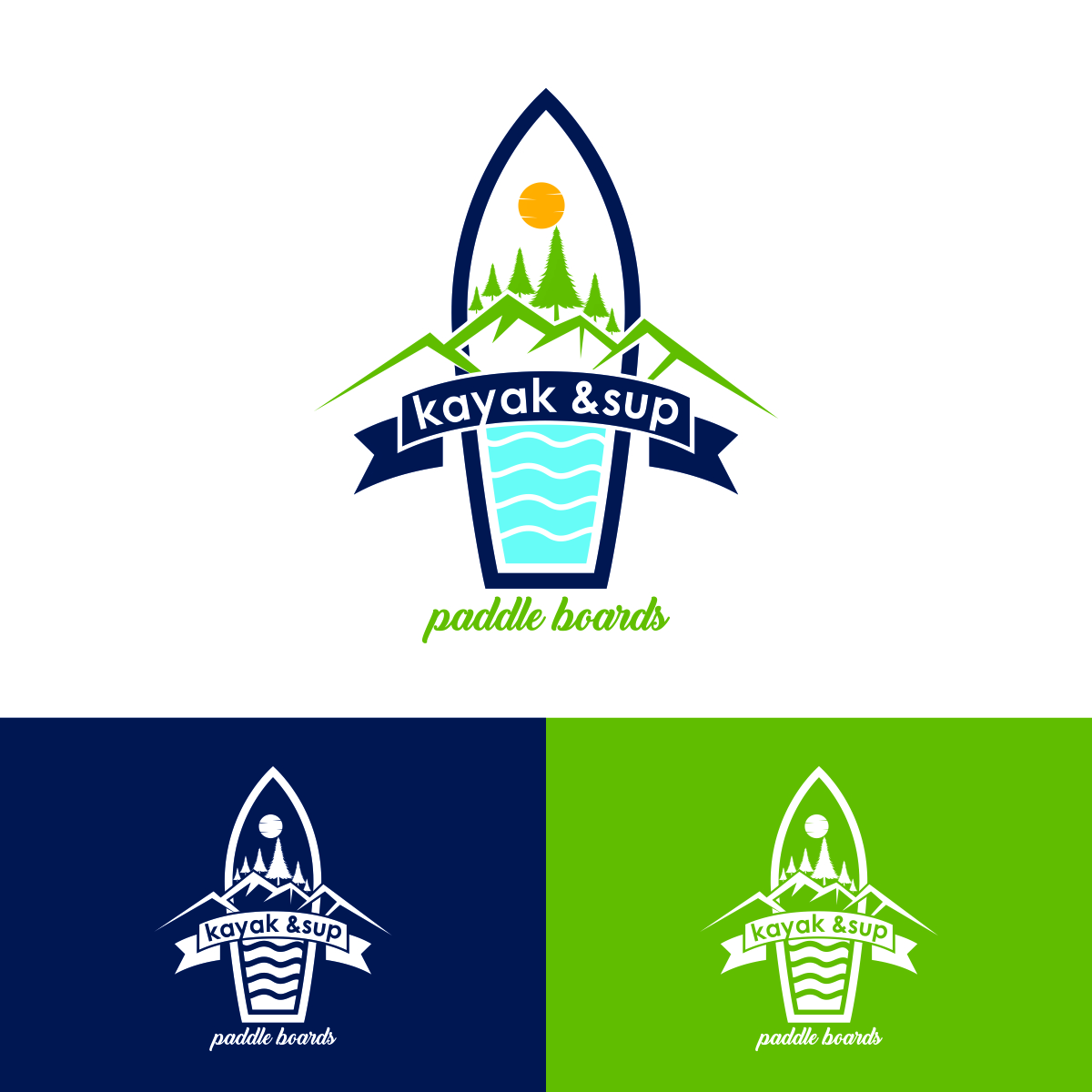 Logo Design by fly  design for lakedistrick kayak & sup paddle boards | Design #26656040
