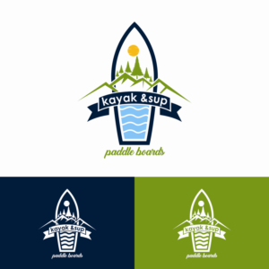 Diseño de Logo por fly  design para lakedistrick kayak & sup paddle boards | Diseño: #26656040