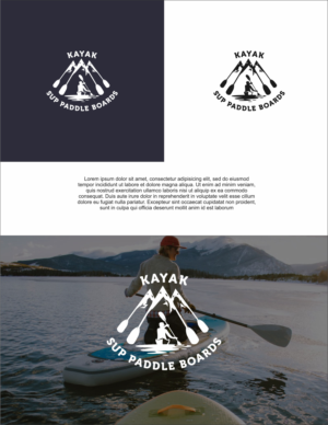 kayak & sup paddle boards | Logo Design by Dickythx16