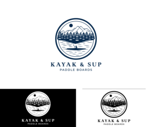 kayak & sup paddle boards | Logo Design by WahyuHMD