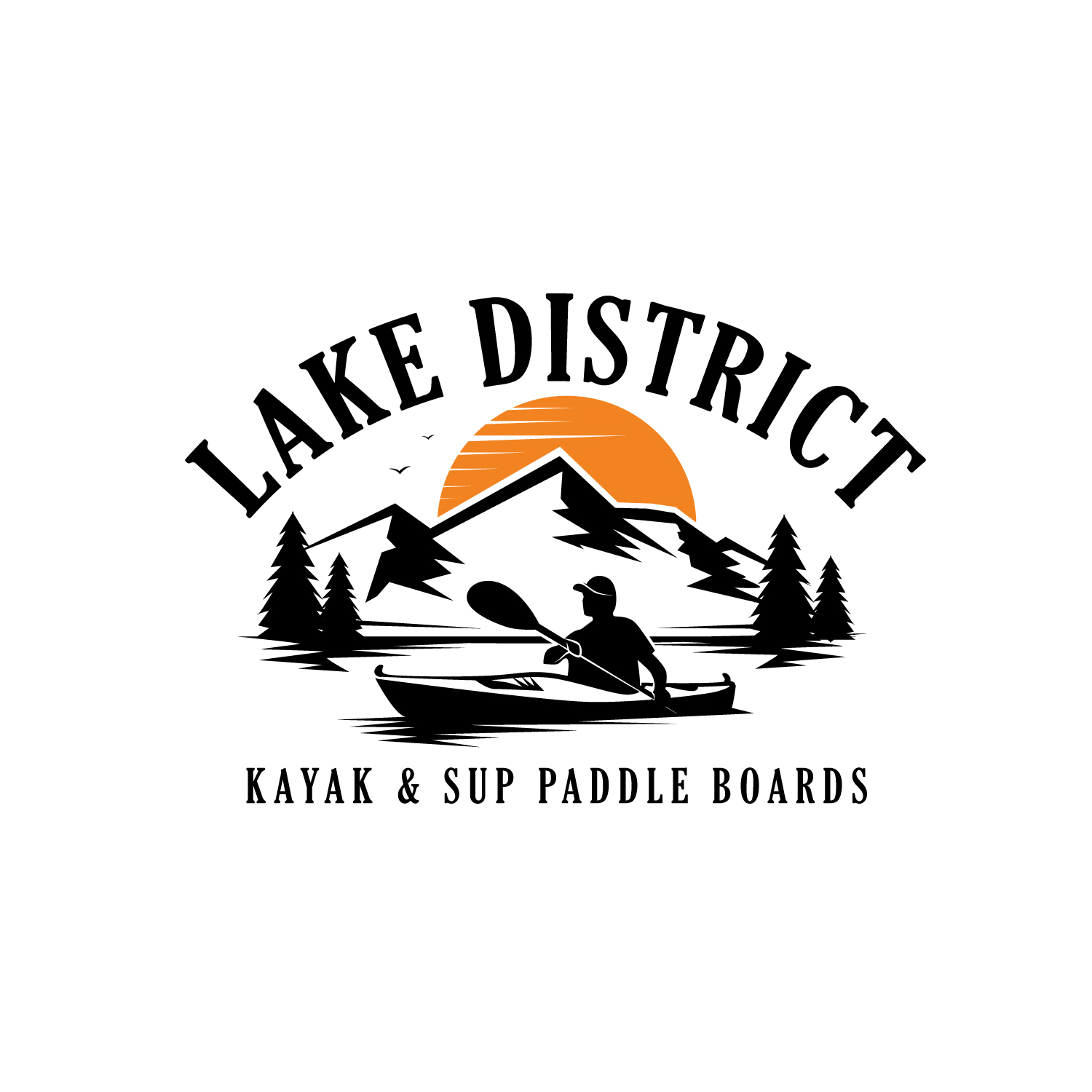 Logo Design by geni for lakedistrick kayak & sup paddle boards | Design #26650564