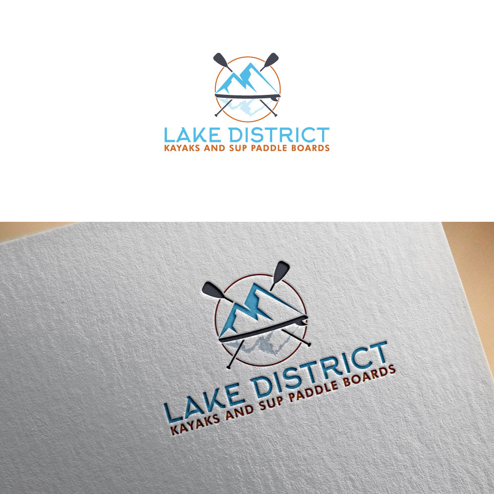 Logo Design by Trident for lakedistrick kayak & sup paddle boards | Design #26655900
