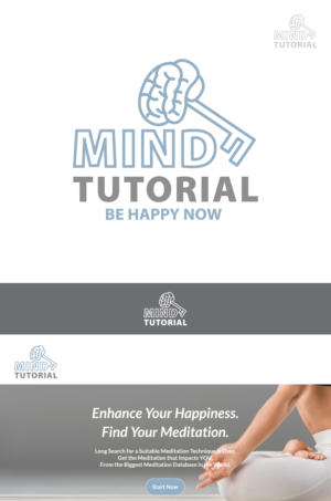 Mindtutorial Be happy now. | Logo Design by Kira Graphics