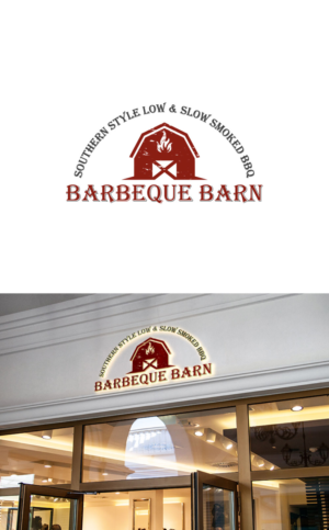 Barbeque Barn; Subtext: Southern Style Low & Slow Smoked BBQ | Logo-Design von JUEL RANA 525340