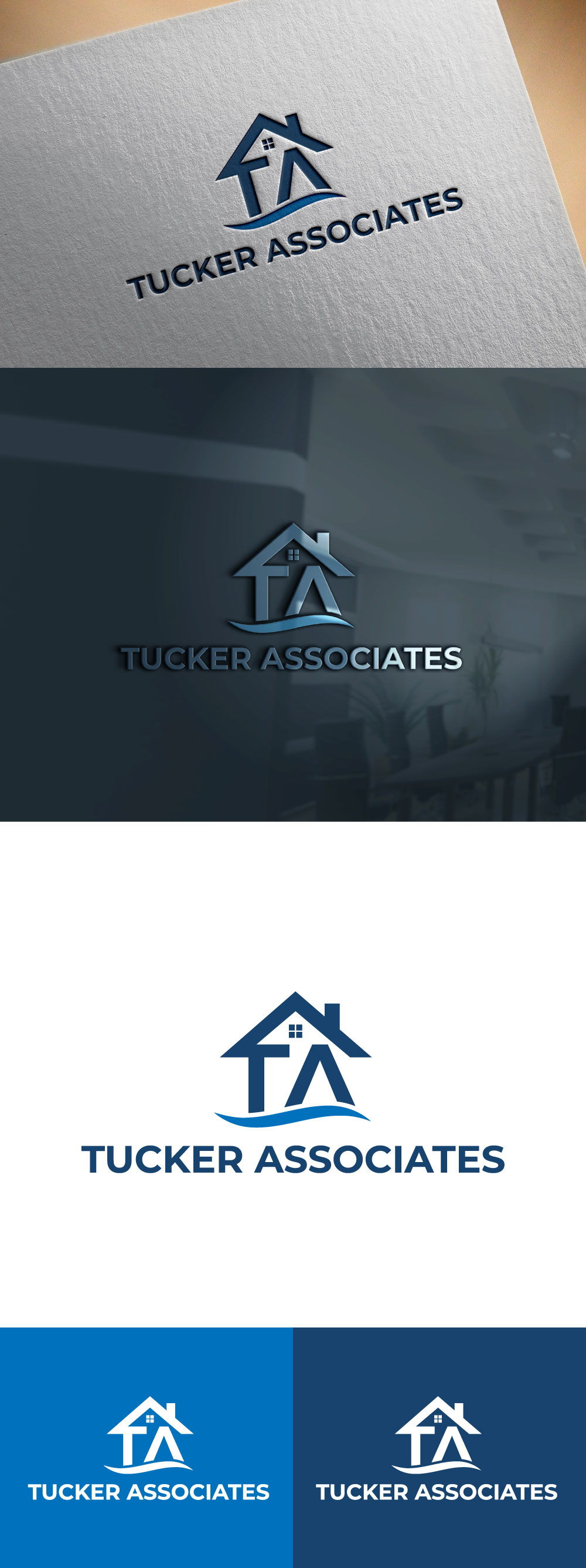 Logo Design by JUEL RANA 525340 for Tucker Associates of NH | Design #26663823
