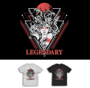 Legendary Graphic Tee | Diseño de Camiseta por duatitik.std