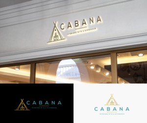 Cabana ( name of shop) Slogan : interiors with a difference | Logo-Design von step forward 2