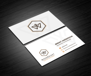 Business Card Design by Blue Sparrow for Woodwright Custom Builders LLC | Design: #26667161