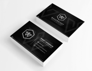 Business Card Design by Blue Sparrow for Woodwright Custom Builders LLC | Design: #26673436