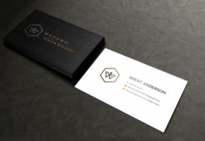 Business Card Design by Riz' for Woodwright Custom Builders LLC | Design #26653927