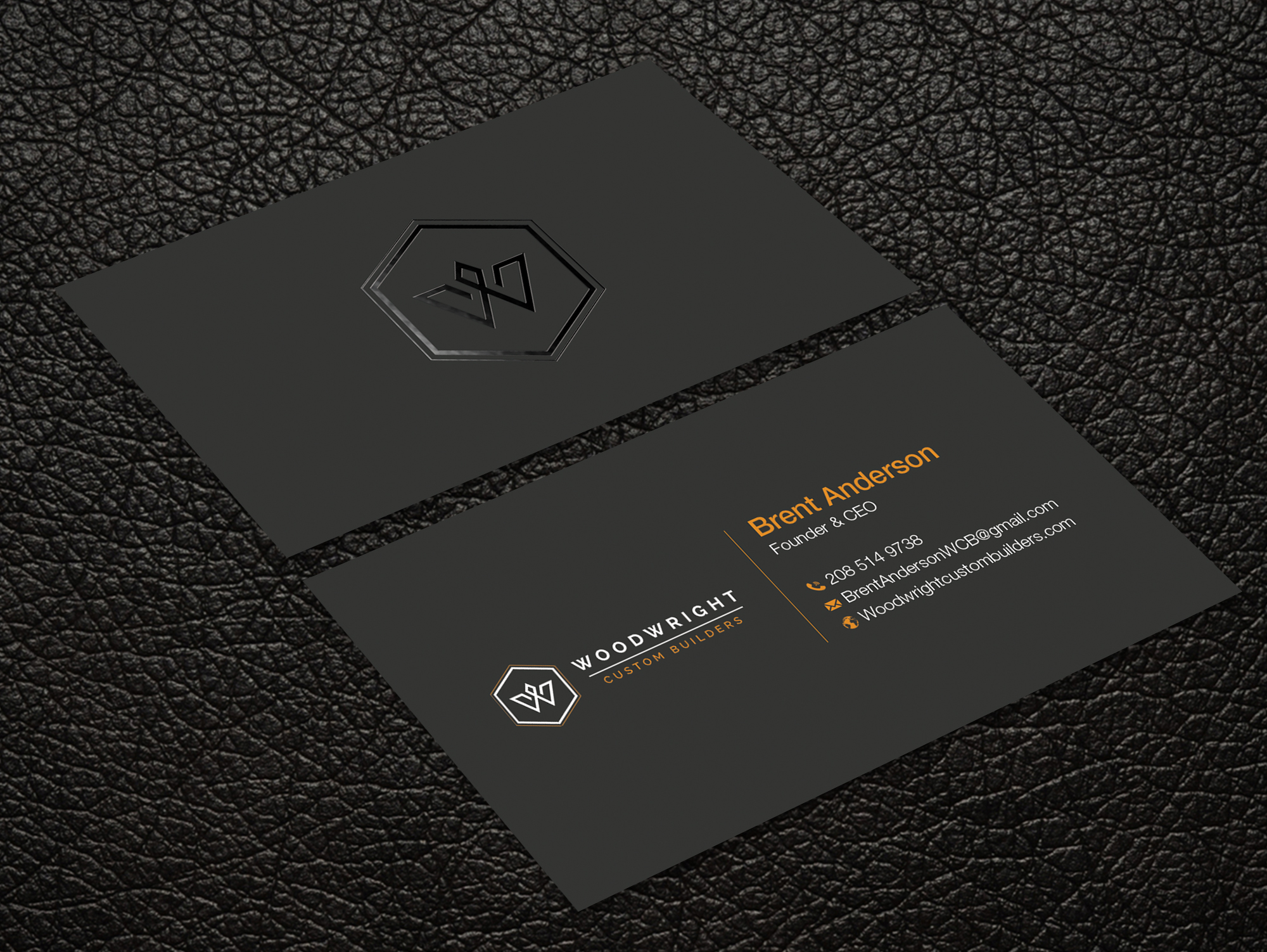 Business Card Design by Alaminenterprise for Woodwright Custom Builders LLC | Design #26692222