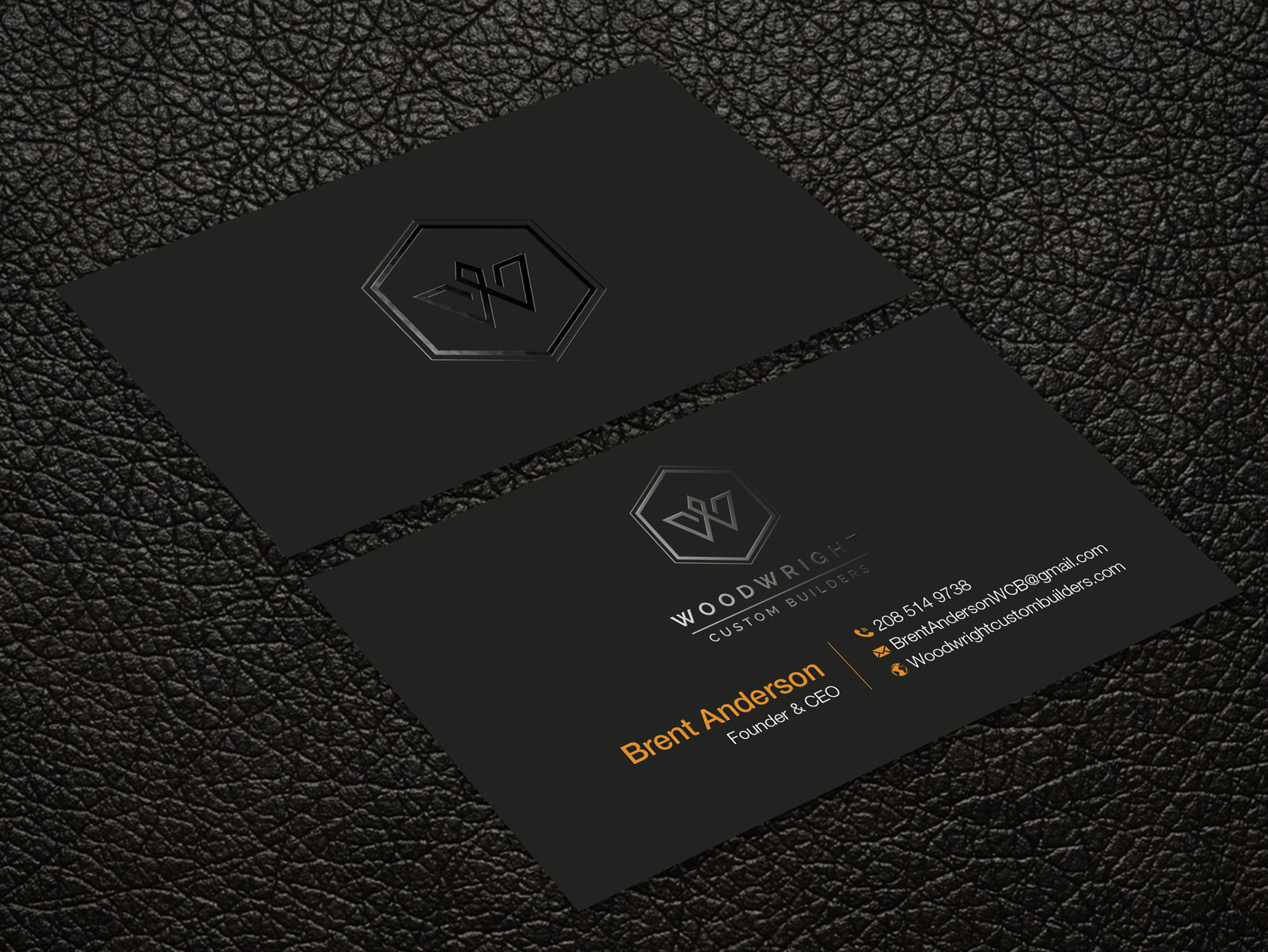 Business Card Design by Alaminenterprise for Woodwright Custom Builders LLC | Design #26692452