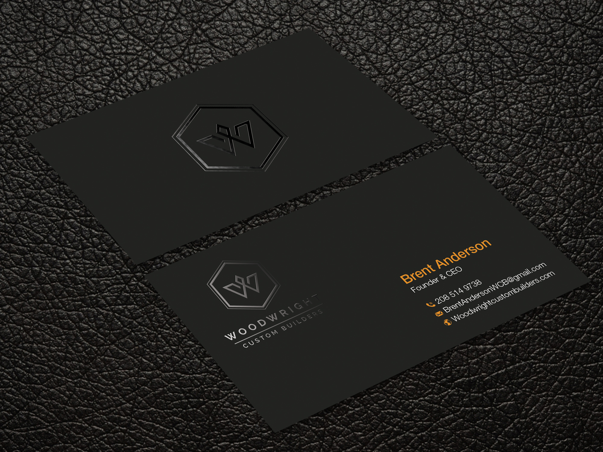 Business Card Design by Alaminenterprise for Woodwright Custom Builders LLC | Design #26692510