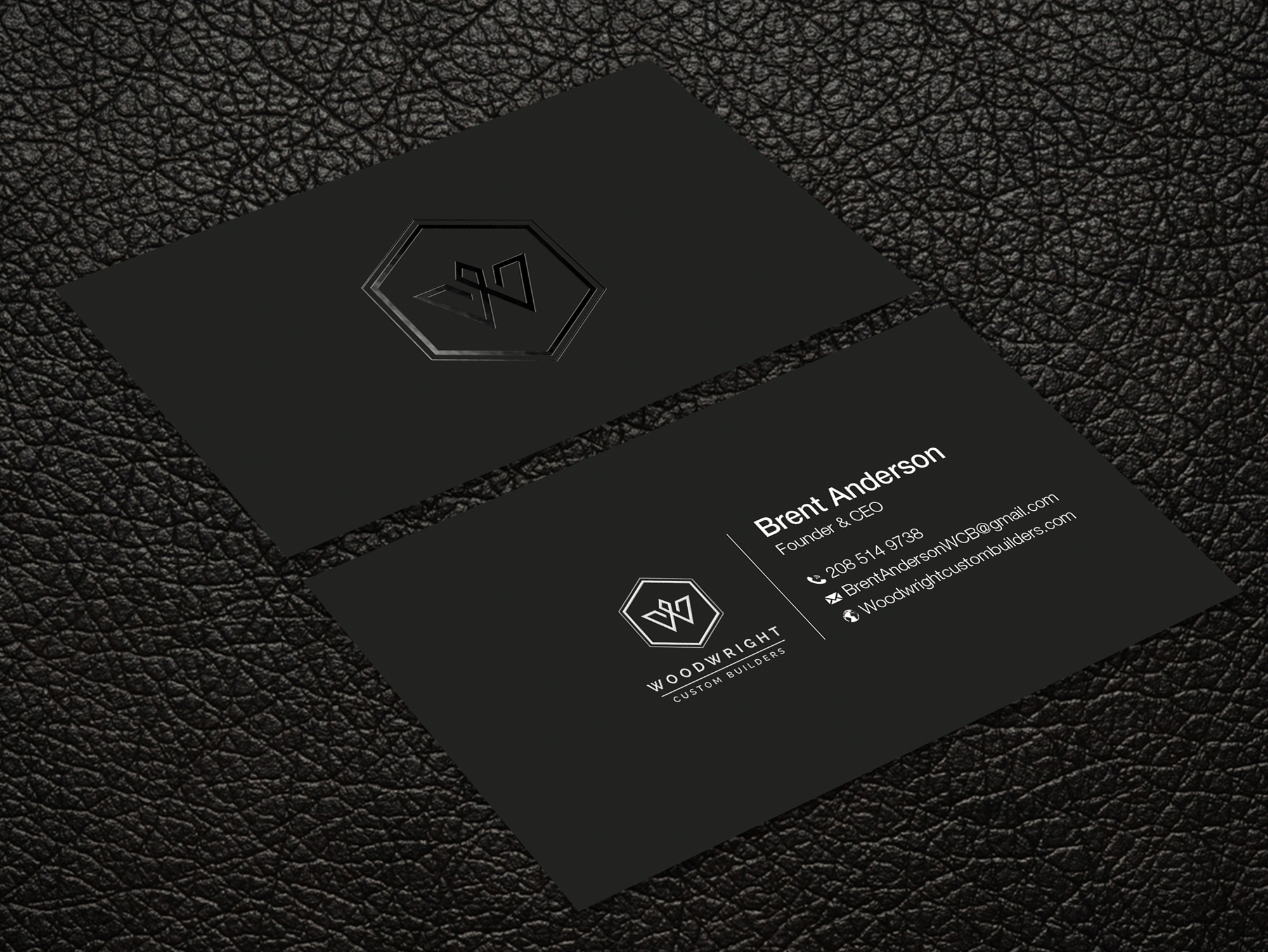 Business Card Design by Alaminenterprise for Woodwright Custom Builders LLC | Design #26692563
