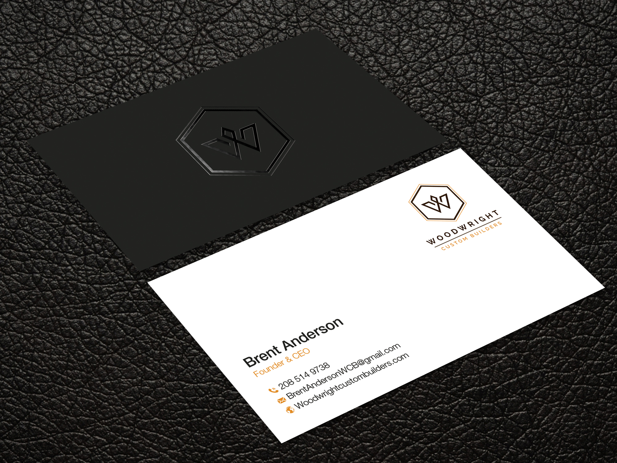 Business Card Design by Alaminenterprise for Woodwright Custom Builders LLC | Design #26692576