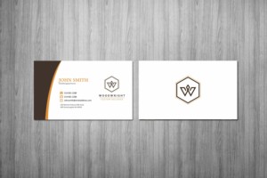Business Card Design by Crea8iveMind for Woodwright Custom Builders LLC | Design: #26660819