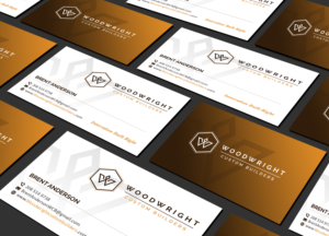 Business Card Design by Creations Box 2015 for Woodwright Custom Builders LLC | Design: #26655464