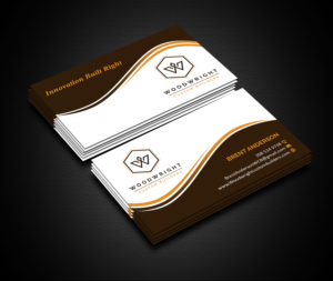 Business Card Design by Creations Box 2015 for Woodwright Custom Builders LLC | Design: #26655465