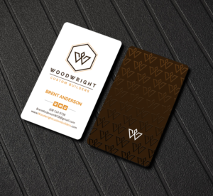 Business Card Design by Creations Box 2015 for Woodwright Custom Builders LLC | Design: #26656028