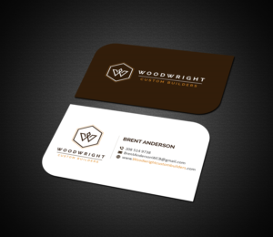 Business Card Design by Creations Box 2015 for Woodwright Custom Builders LLC | Design: #26662901