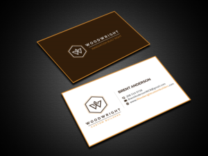 Business Card Design by Creations Box 2015 for Woodwright Custom Builders LLC | Design: #26662903