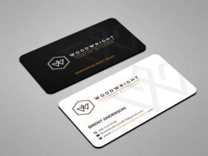 Business Card Design by Creations Box 2015 for Woodwright Custom Builders LLC | Design: #26668142