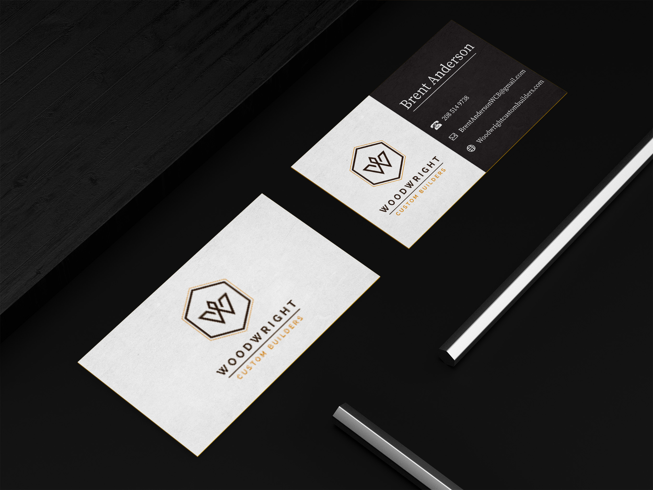 Business Card Design by A8 design for Woodwright Custom Builders LLC | Design #26667544