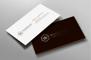 Diseño de Tarjeta de Presentación por chandrayaan.creative para Woodwright Custom Builders LLC | Diseño: #26653767