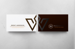 Diseño de Tarjeta de Presentación por chandrayaan.creative para Woodwright Custom Builders LLC | Diseño: #26653780