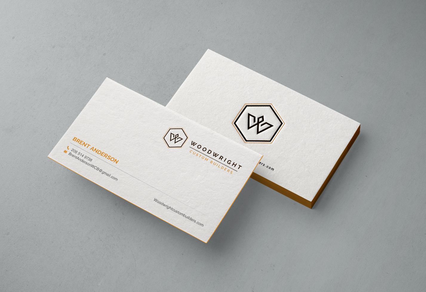 Diseño de Tarjeta de Presentación por chandrayaan.creative para Woodwright Custom Builders LLC | Diseño #26653788