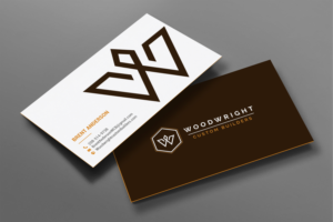 Diseño de Tarjeta de Presentación por chandrayaan.creative para Woodwright Custom Builders LLC | Diseño: #26653792