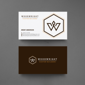 Diseño de Tarjeta de Presentación por chandrayaan.creative para Woodwright Custom Builders LLC | Diseño: #26653845