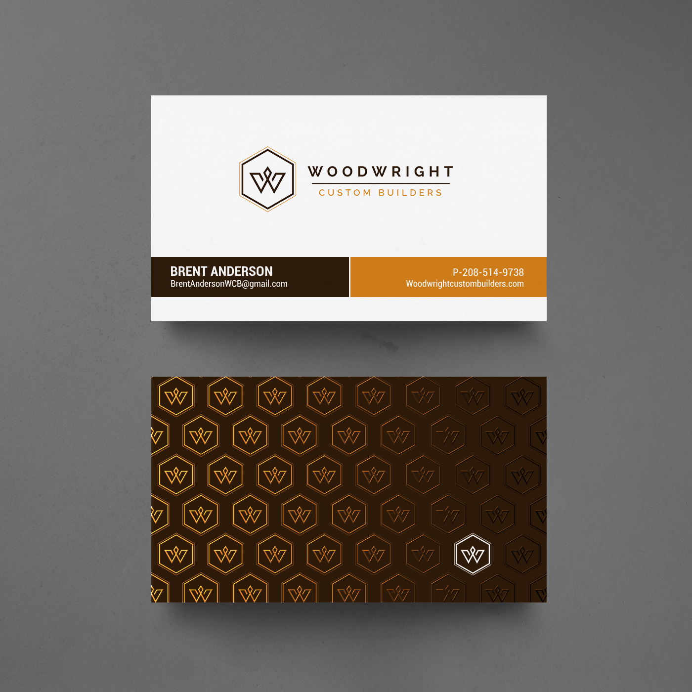 Diseño de Tarjeta de Presentación por chandrayaan.creative para Woodwright Custom Builders LLC | Diseño #26653846