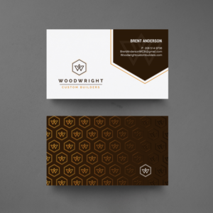 Diseño de Tarjeta de Presentación por chandrayaan.creative para Woodwright Custom Builders LLC | Diseño: #26653848