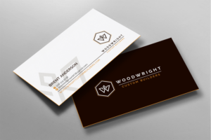 Diseño de Tarjeta de Presentación por chandrayaan.creative para Woodwright Custom Builders LLC | Diseño: #26666602