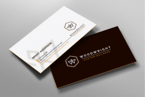 Business Card Design by chandrayaan.creative for Woodwright Custom Builders LLC | Design: #26666603