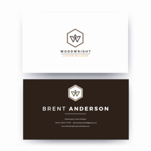 Business Card Design by DesignSiZ for Woodwright Custom Builders LLC | Design: #26683466