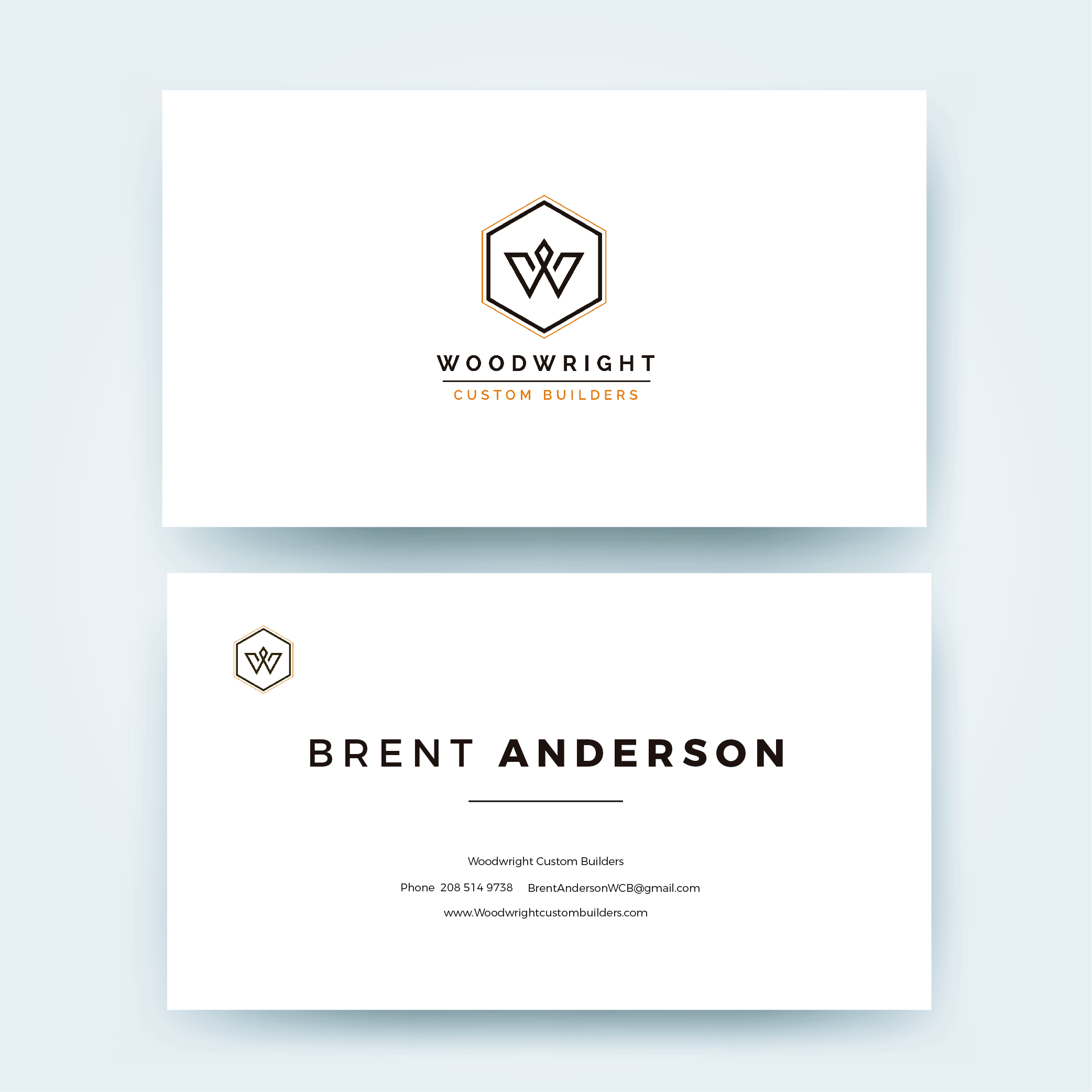 Business Card Design by DesignSiZ for Woodwright Custom Builders LLC | Design #26683468