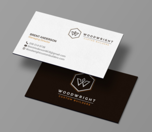 Diseño de Tarjeta de Presentación por R.design para Woodwright Custom Builders LLC | Diseño: #26653531