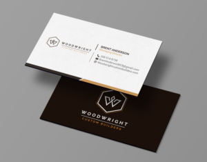 Diseño de Tarjeta de Presentación por R.design para Woodwright Custom Builders LLC | Diseño: #26653535
