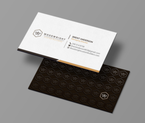 Diseño de Tarjeta de Presentación por R.design para Woodwright Custom Builders LLC | Diseño: #26653676