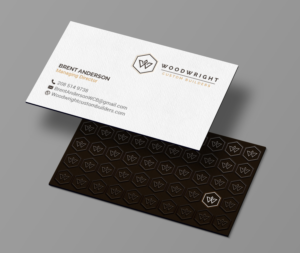 Business Card Design by R.design for Woodwright Custom Builders LLC | Design: #26653691
