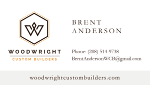 Business Card Design by marianndevinas for Woodwright Custom Builders LLC | Design: #26653019